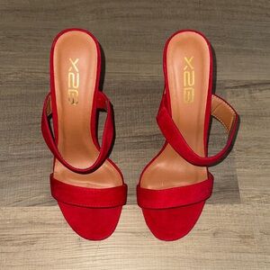 X2 Women's Bold Red Heels